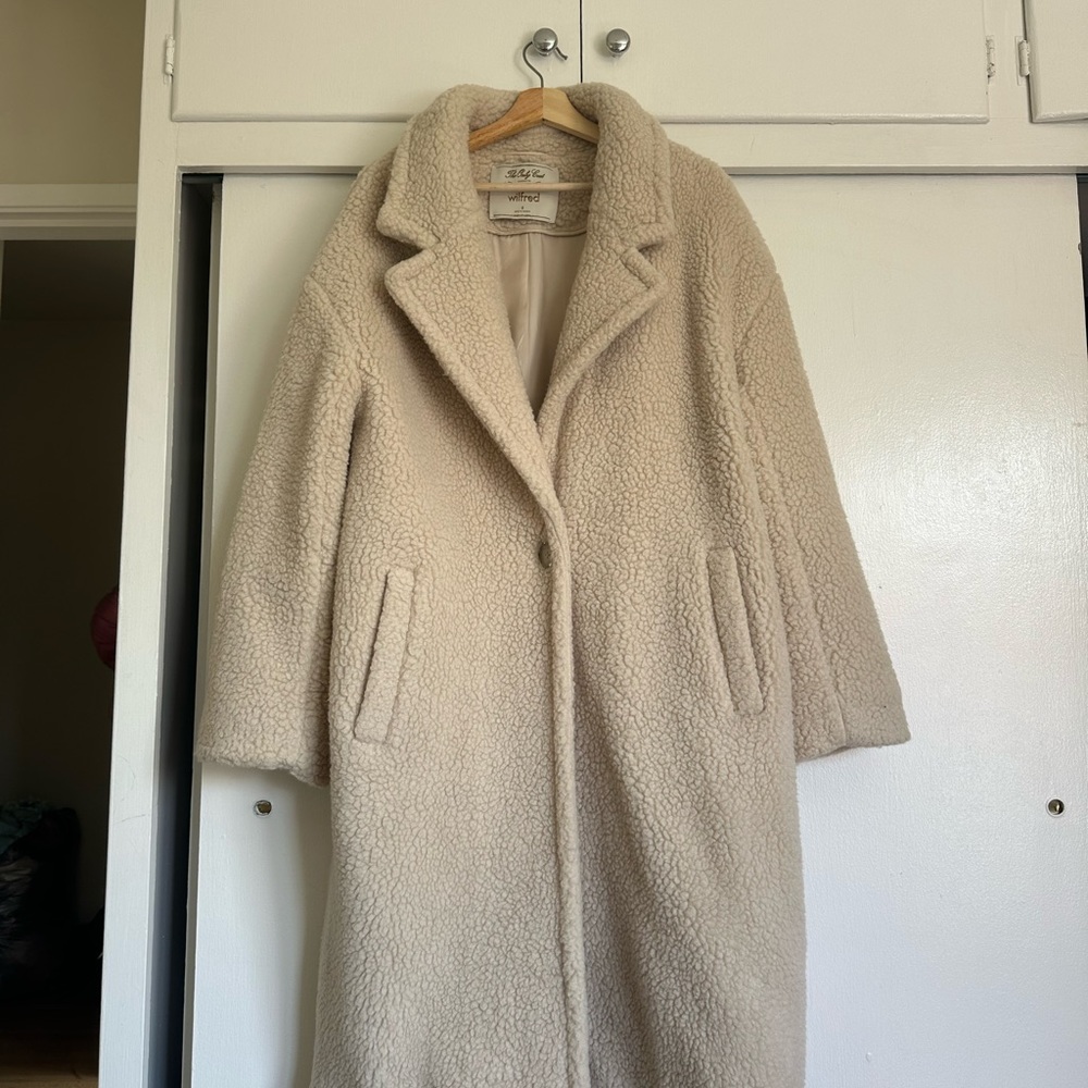 Wilfred Only Coat - White Teddy